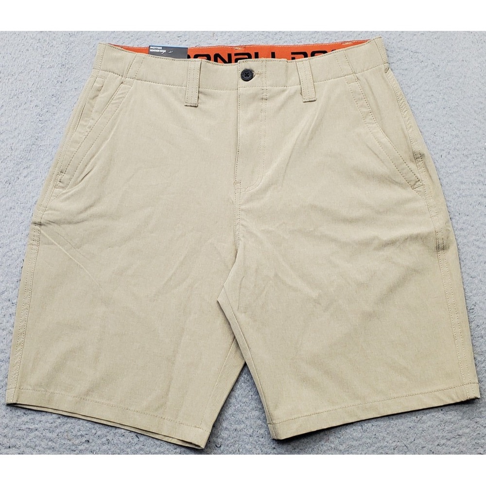 Denali Golf Hybrid Walk Shorts Mens 32 Tan 4-Way Stretch Comfort Flex Waistband